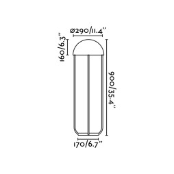Lampara de pie Jellyfish Grande Faro